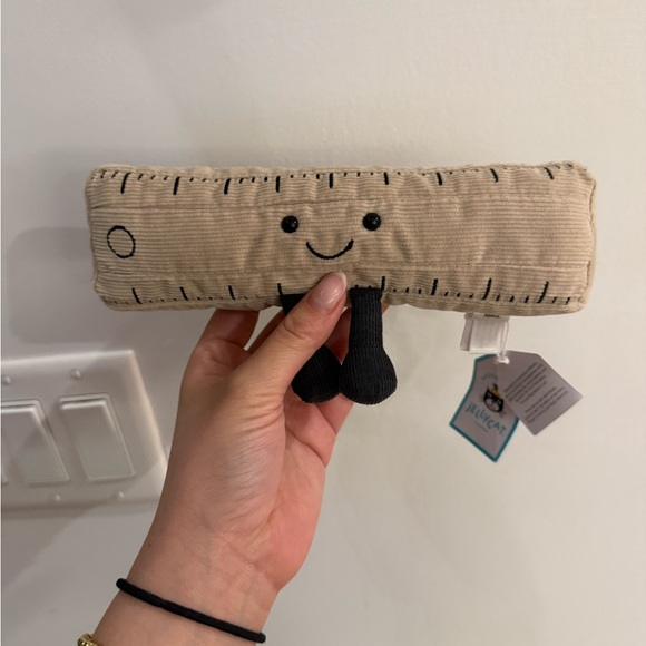 Jellycat Amuseables Ruler Plush - Cream and Black - Picture 2 of 3